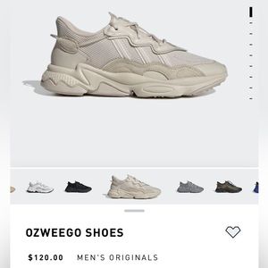 Adidas Beige Osweego Sneakers